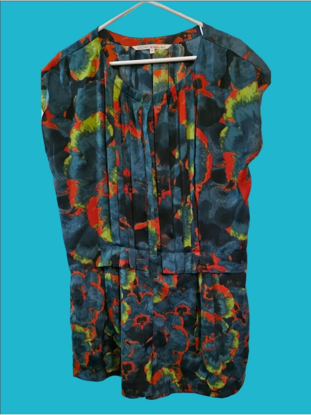 4/$97 Deal! Retro RACHEL Rachel Roy Floral Print Romper